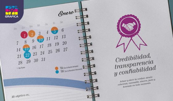 Diseño de Agenda - ALUMBRA - Salta